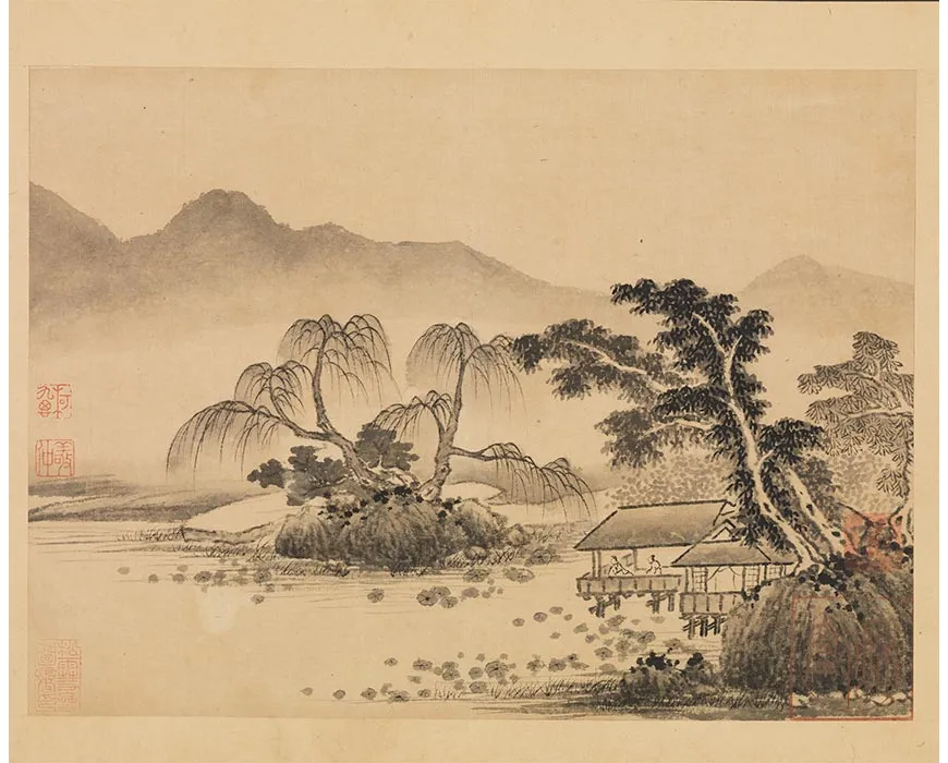 18-传巨然画谢灵运诗意