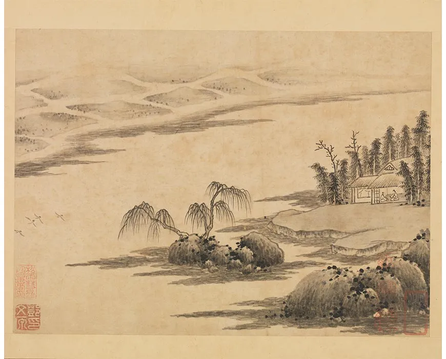 12-传巨然画谢灵运诗意
