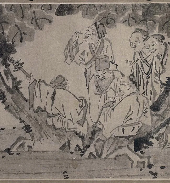 传龚开《百老图》卷_11
