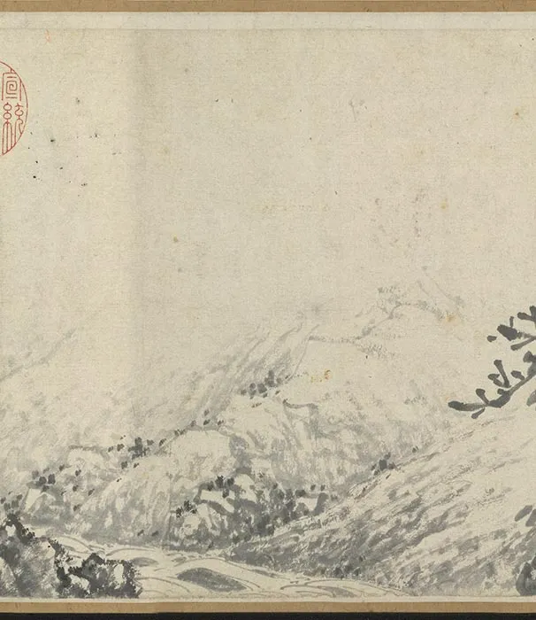 明沈周仿巨然山水卷_15