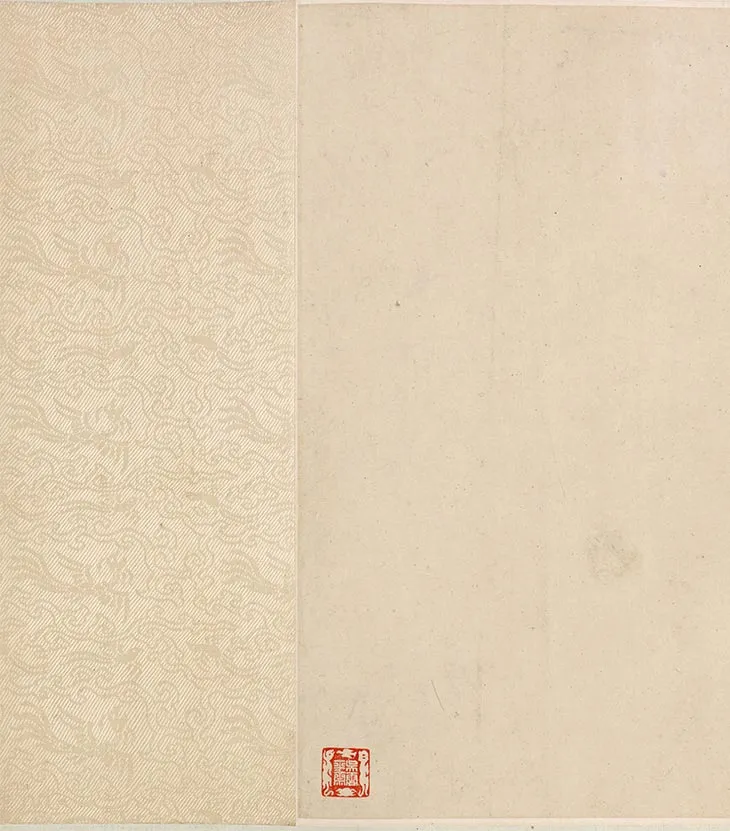 金代李山风雪杉松图卷_01