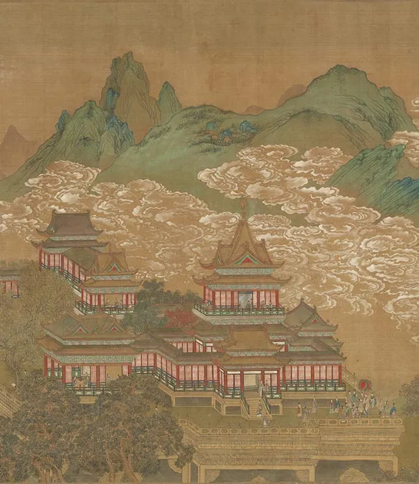 传宋方椿年诸仙汇祝图卷_08