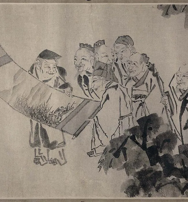 传龚开《百老图》卷_14