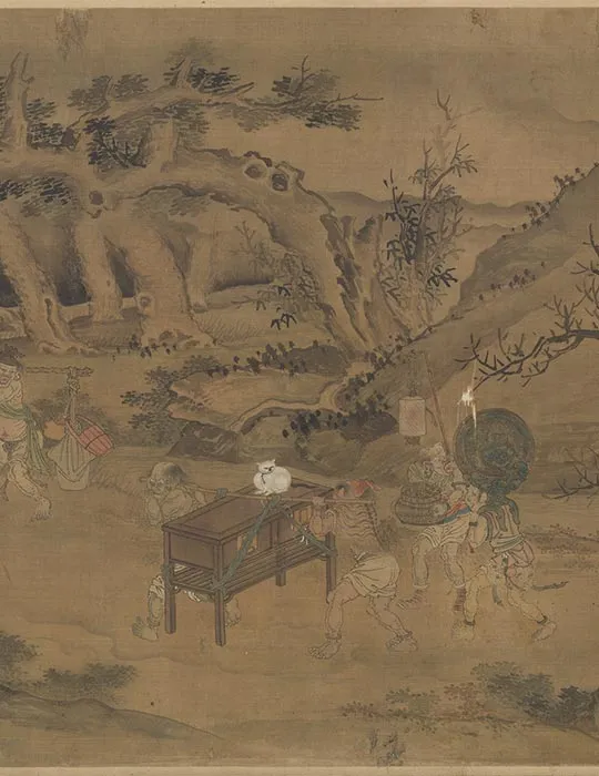 传龚开《钟进士移居图》卷_18