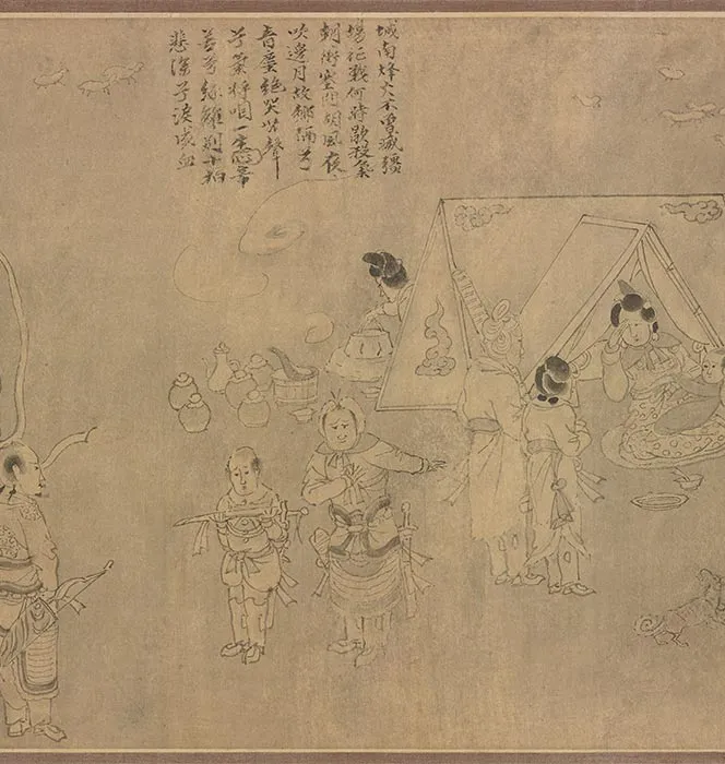 传龚开《笳拍图卷》_14