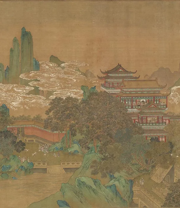 传宋方椿年诸仙汇祝图卷_07