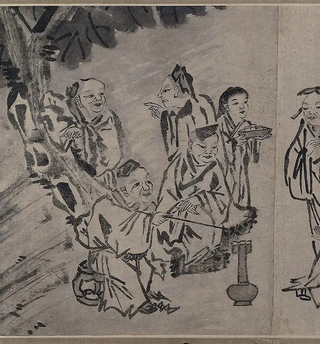 传龚开《百老图》卷_03