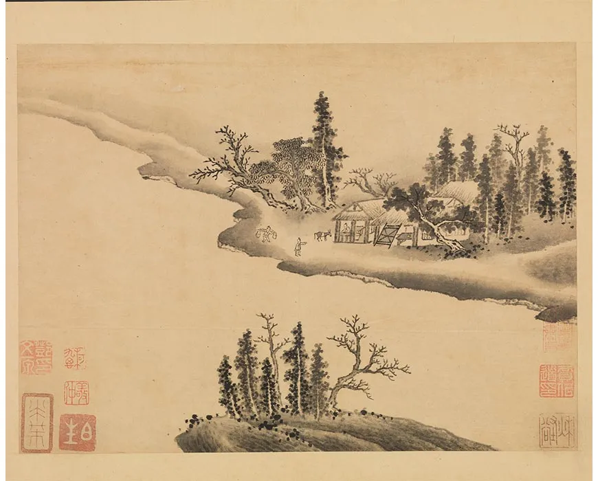 26-传巨然画谢灵运诗意