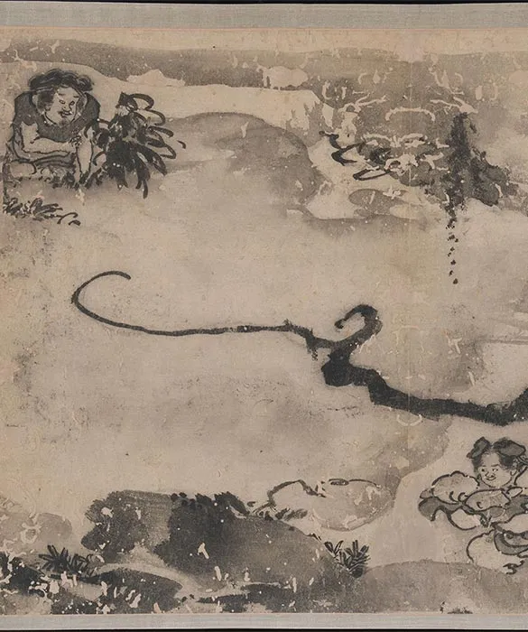 传龚开《壶天聚乐图》卷_06
