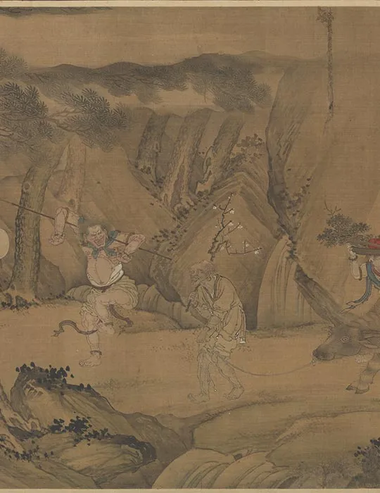 传龚开《钟进士移居图》卷_11