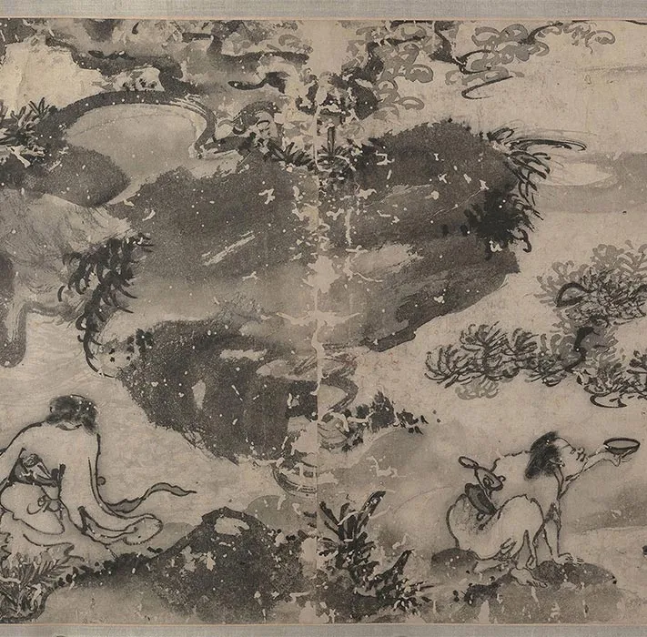传龚开壶天聚乐图卷_07
