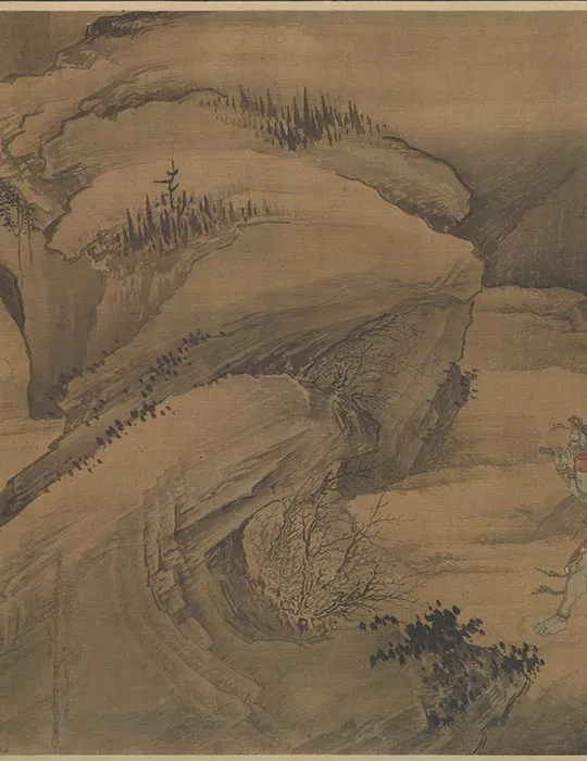 传龚开《钟进士移居图》卷_09