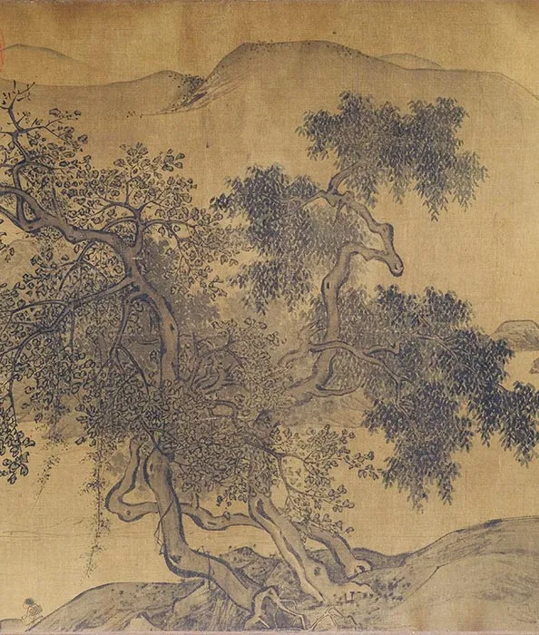 传江参《水阁雅集图》卷_08