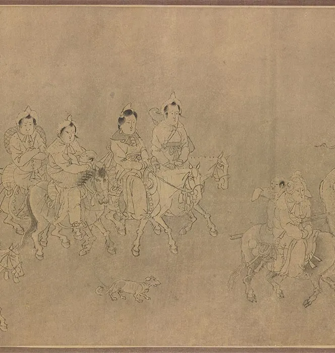 传龚开《笳拍图卷》_23