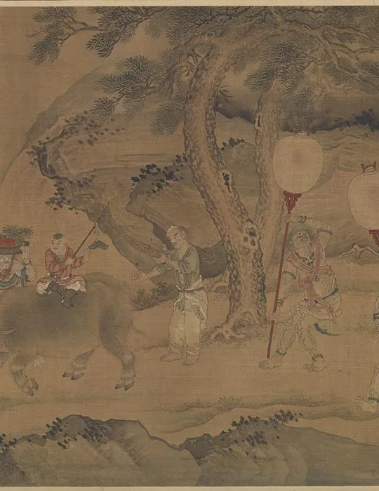 传龚开《钟进士移居图》卷_12