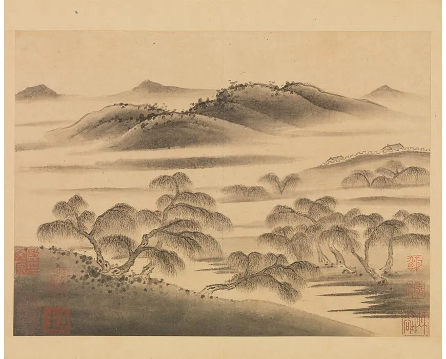 20-传巨然画谢灵运诗意