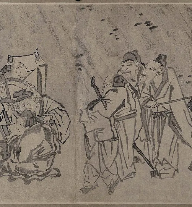 传龚开《百老图》卷_17
