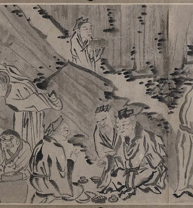 传龚开《百老图》卷_06