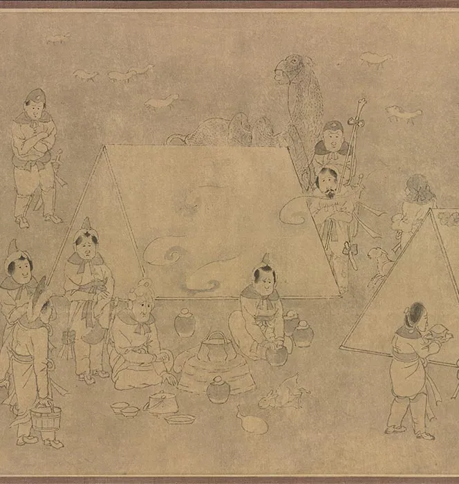 传龚开《笳拍图卷》_10