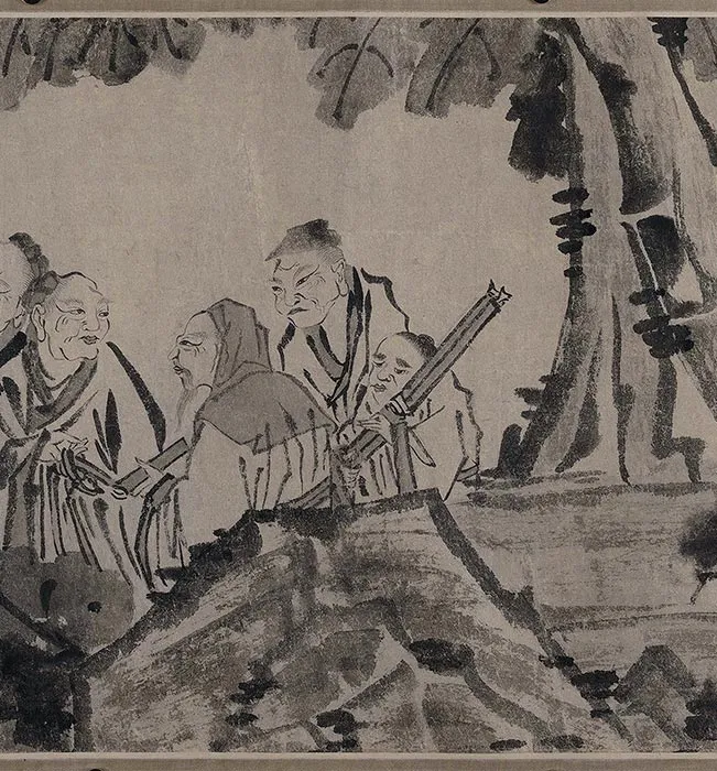 传龚开《百老图》卷_15