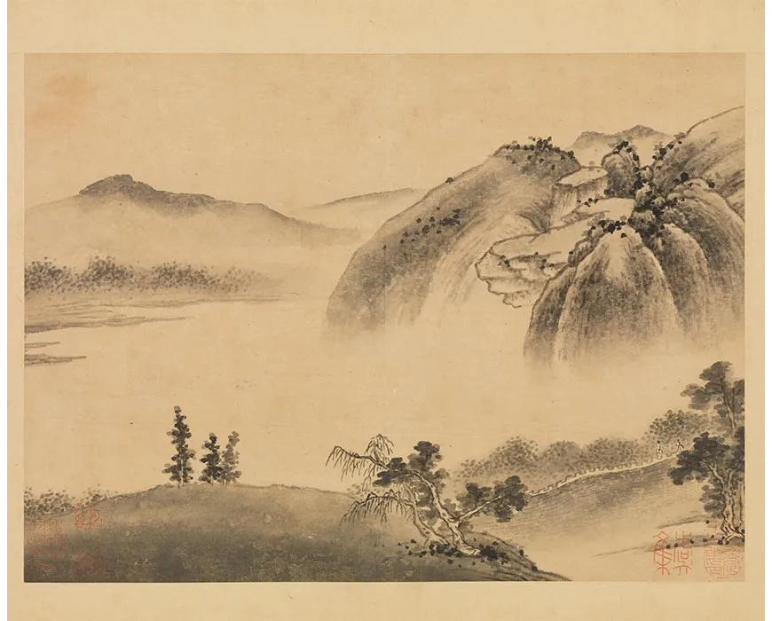 08-传巨然画谢灵运诗意