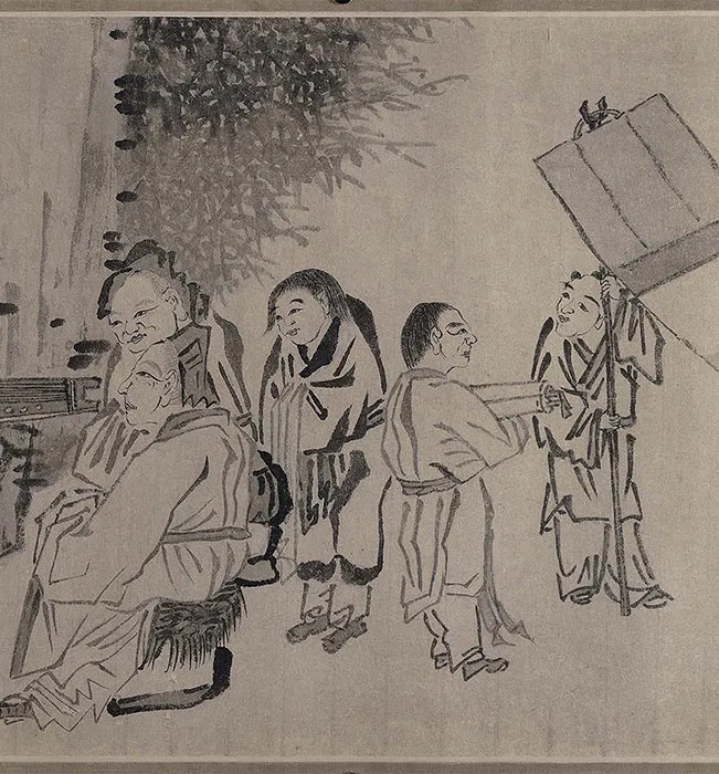 传龚开《百老图》卷_13