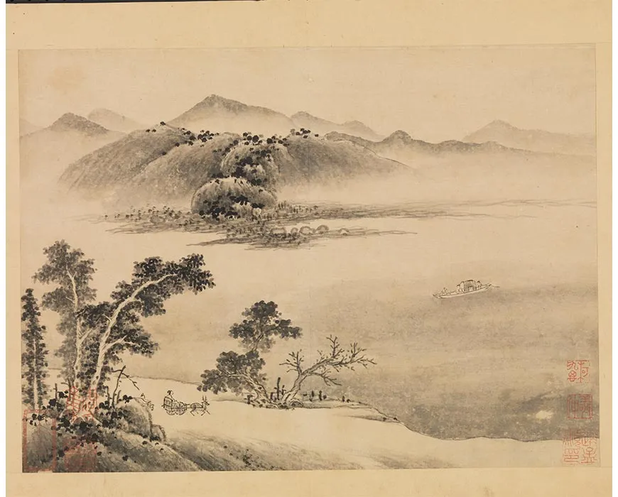 22-传巨然画谢灵运诗意