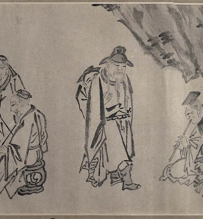 传龚开《百老图》卷_04