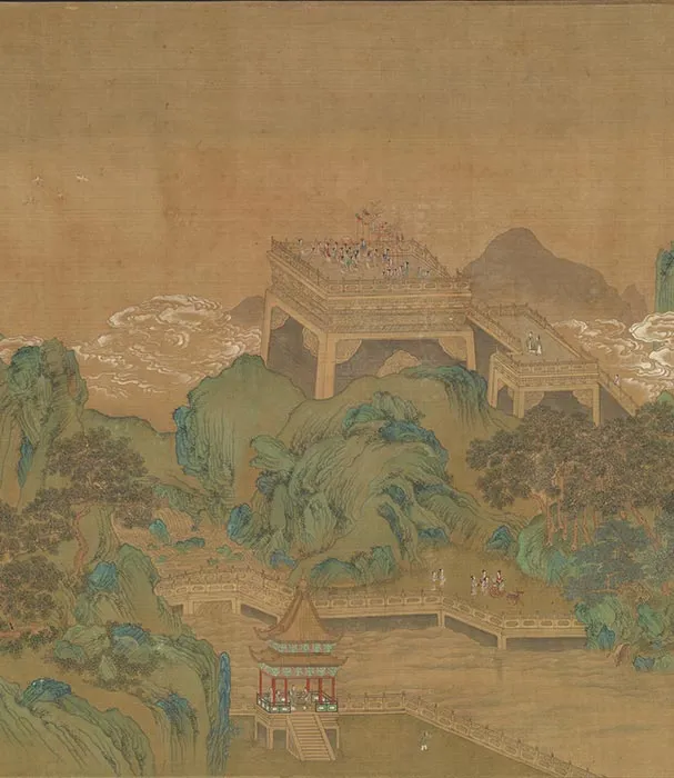 传宋方椿年诸仙汇祝图卷_06