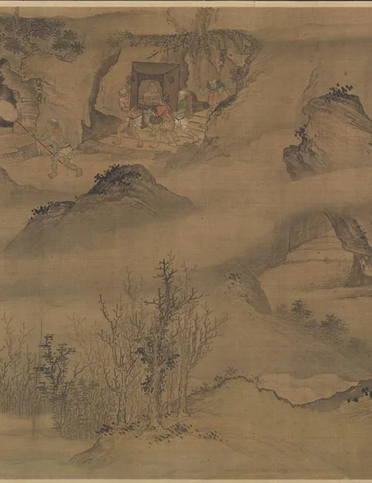 传龚开《钟进士移居图》卷_07