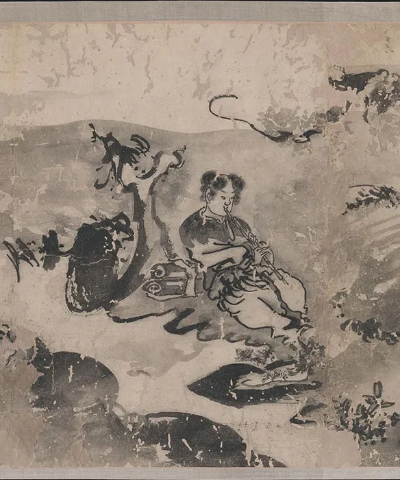传龚开《壶天聚乐图》卷_13