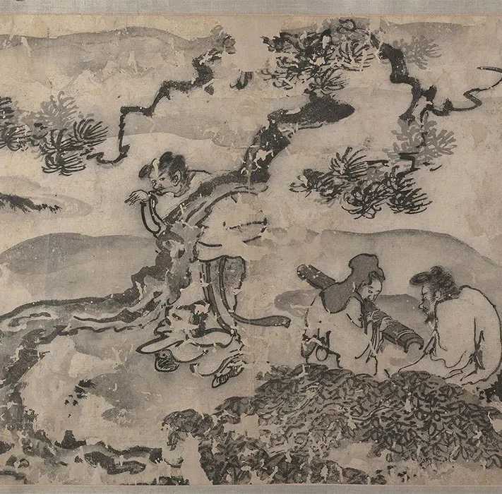 传龚开壶天聚乐图卷_09