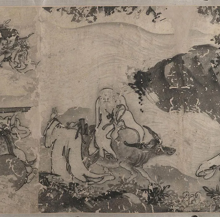 传龚开壶天聚乐图卷_06