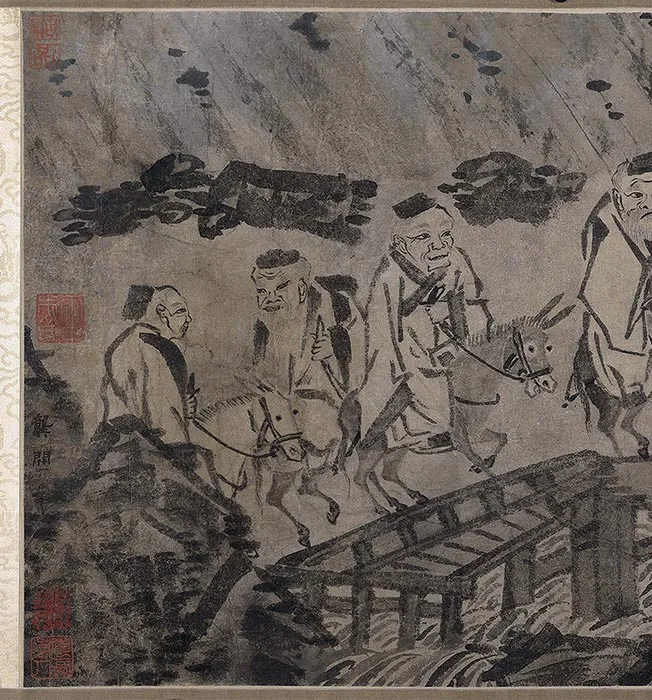 传龚开《百老图》卷_01