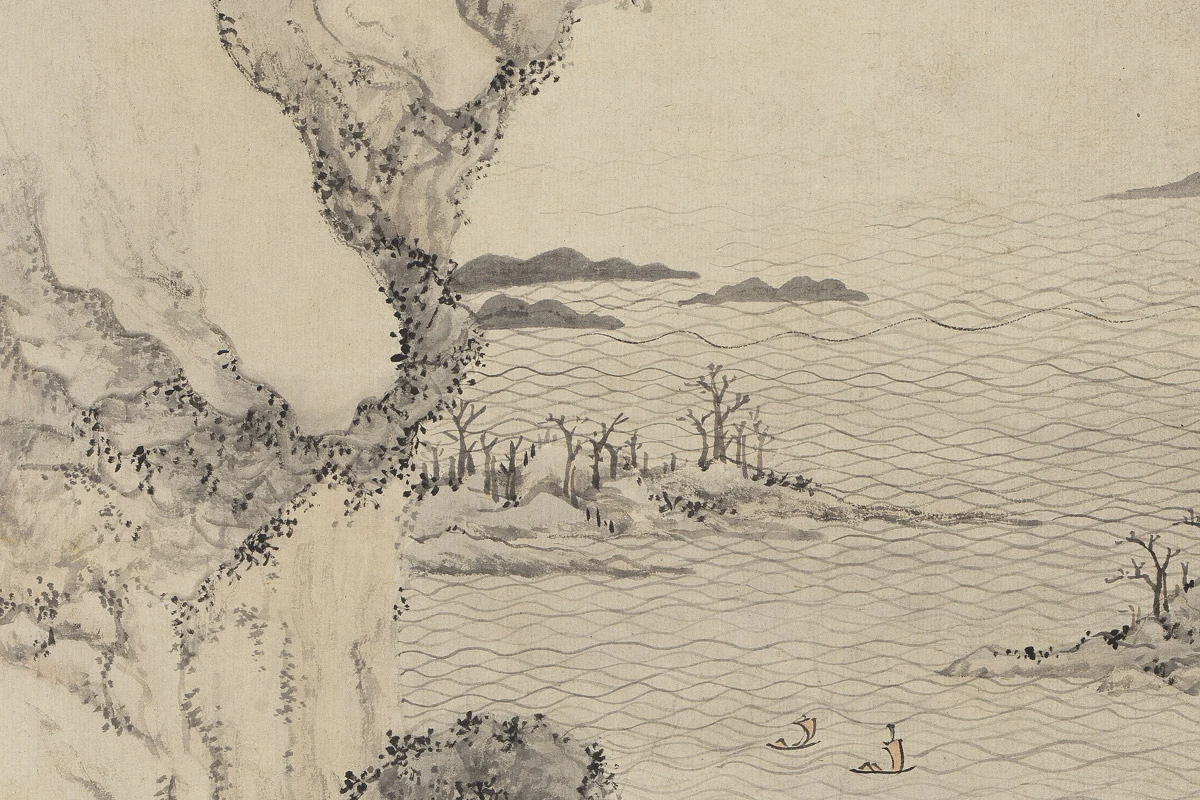 清·潘恭寿山水画《仿郭熙林屋洞天图》轴- 国画作品高清大图下载- 集古作网