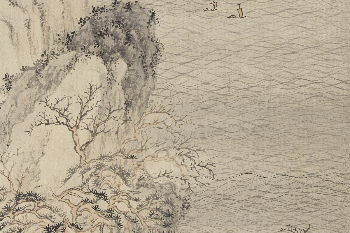 清·潘恭寿山水画《仿郭熙林屋洞天图》轴- 国画作品高清大图下载- 集古作网