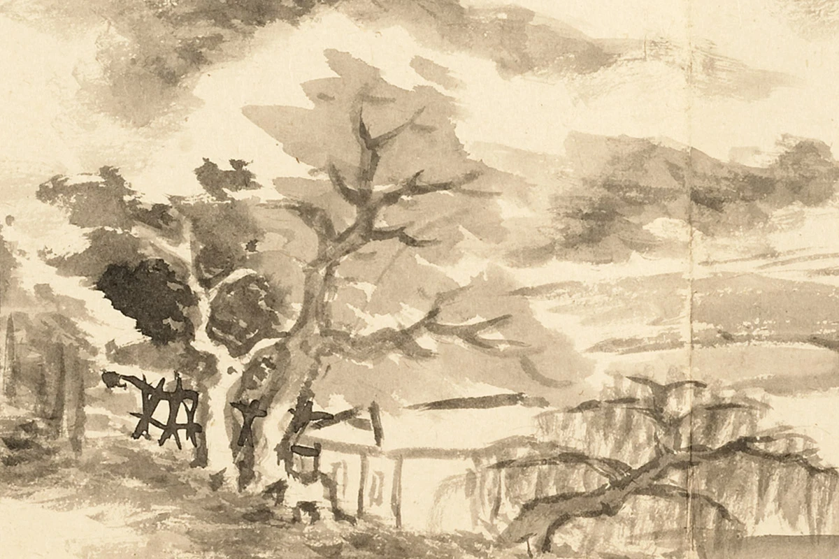 王学浩写意水墨山水画作品- 国画作品高清大图下载- 集古作网