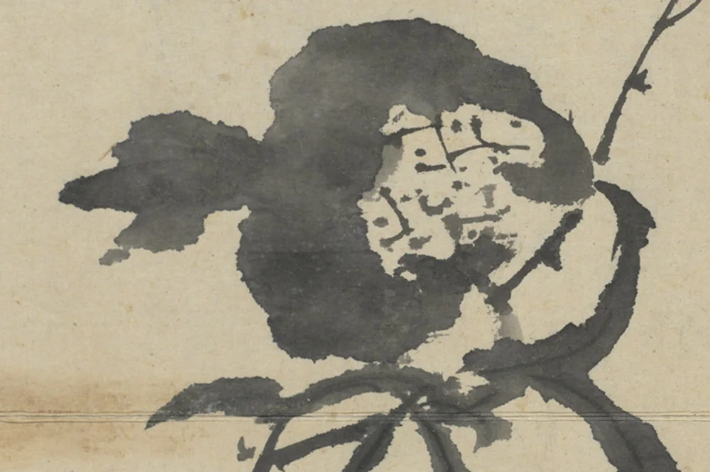 徐渭写意画《水墨画石榴》页- 国画作品高清大图下载- 集古作网