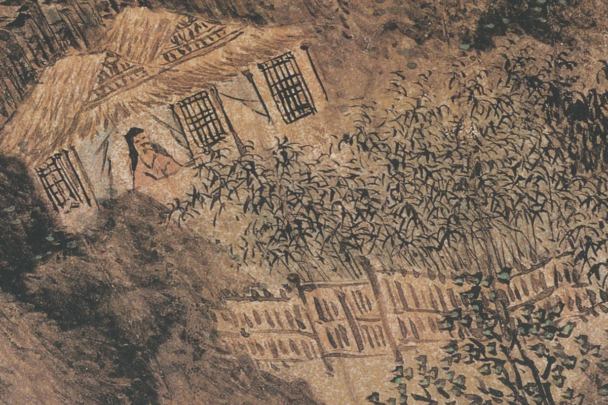 明· 吴昌山水画扇面- 国画作品高清大图下载- 集古作网