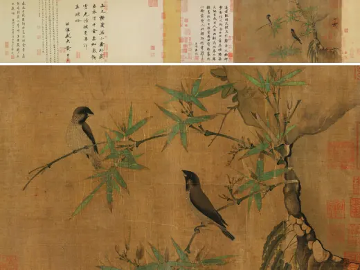 国画“鸟”的作品高清大图下载- 集古作网