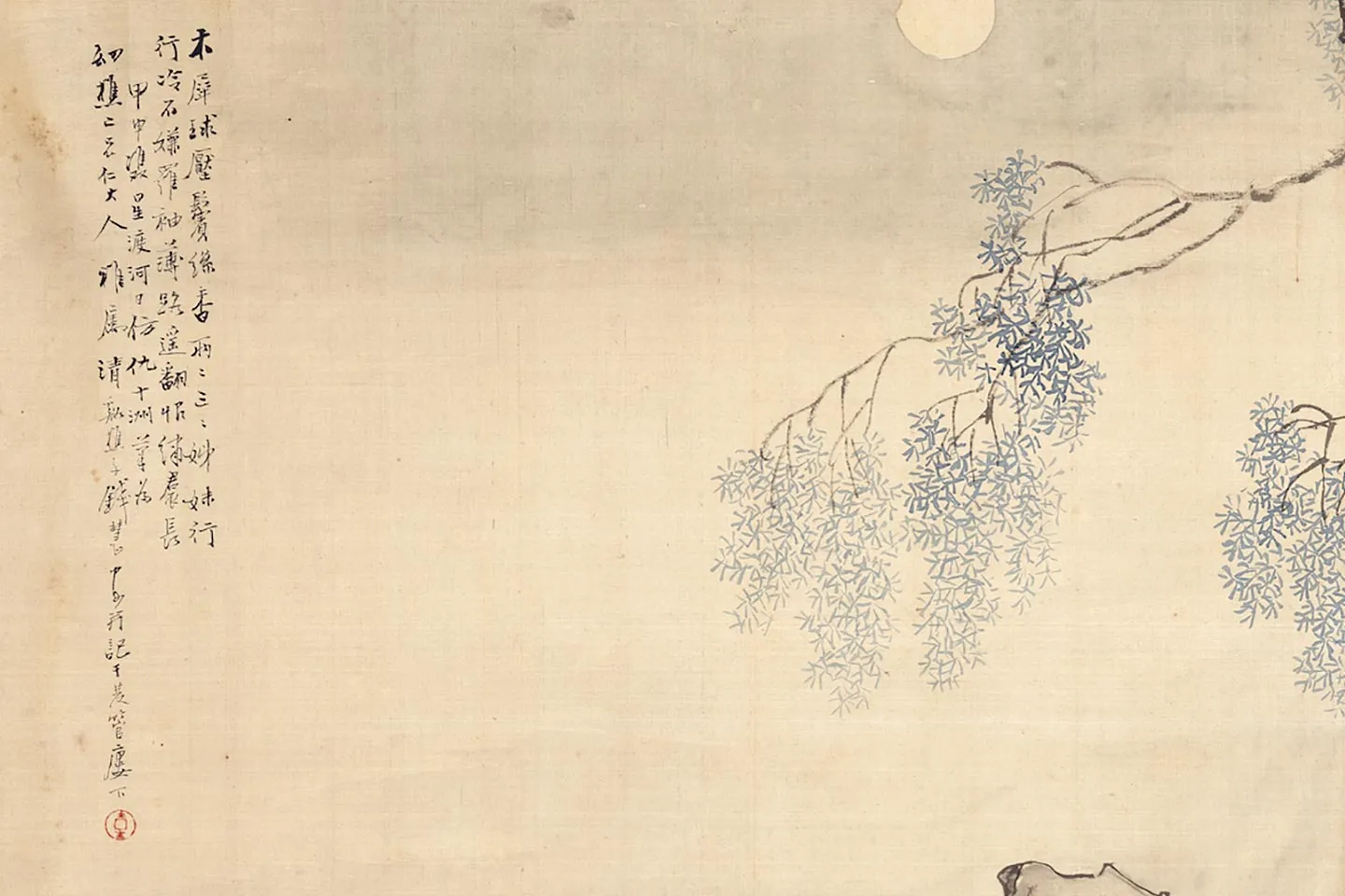 钱慧安《仿仇英仕女图》 - 国画作品高清大图下载- 集古作网