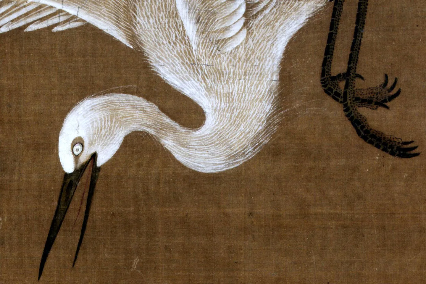 传五代南唐·顾德谦《步莲池水禽图》对轴- 国画作品高清大图下载- 集古作网