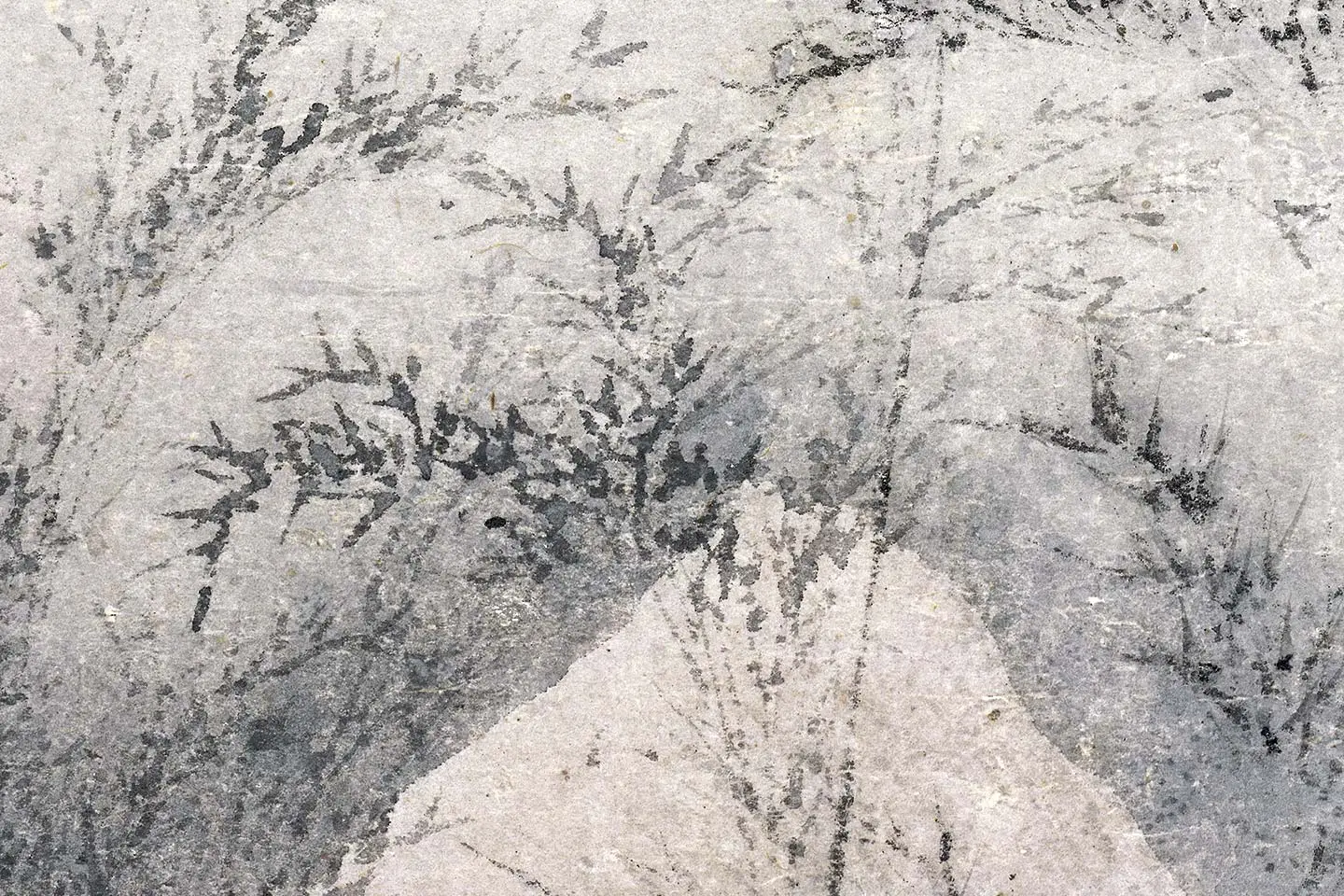 唐寅山水人物画《茅屋蒲团图》轴- 国画作品高清大图下载- 集古作网