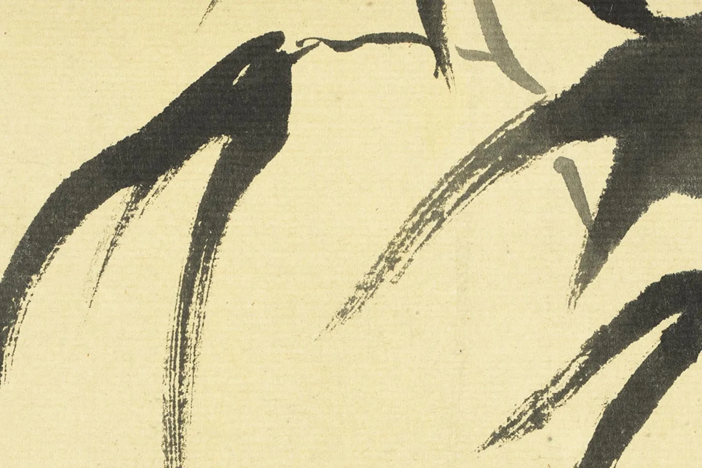 翁同龢水墨画《画竹》轴- 国画作品高清大图下载- 集古作网