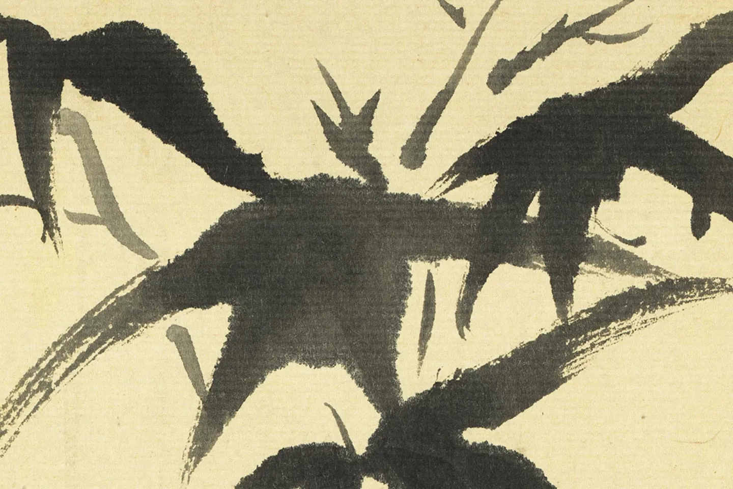 翁同龢水墨画《画竹》轴- 国画作品高清大图下载- 集古作网