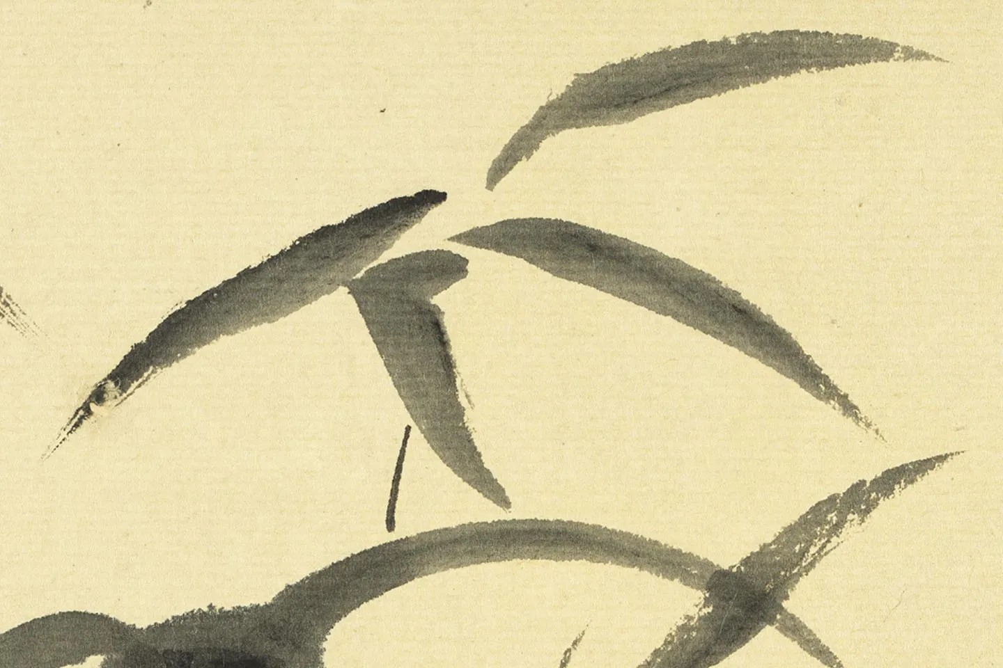 翁同龢水墨画《画竹》轴- 国画作品高清大图下载- 集古作网