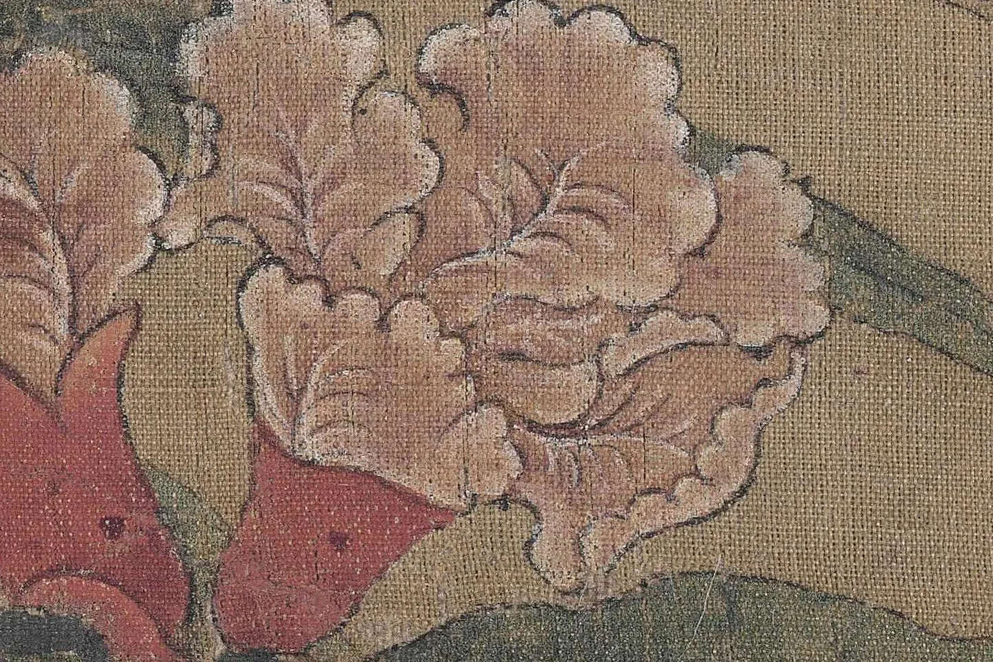 李嵩《花篮图》页- 国画高清图片下载- 集古作网