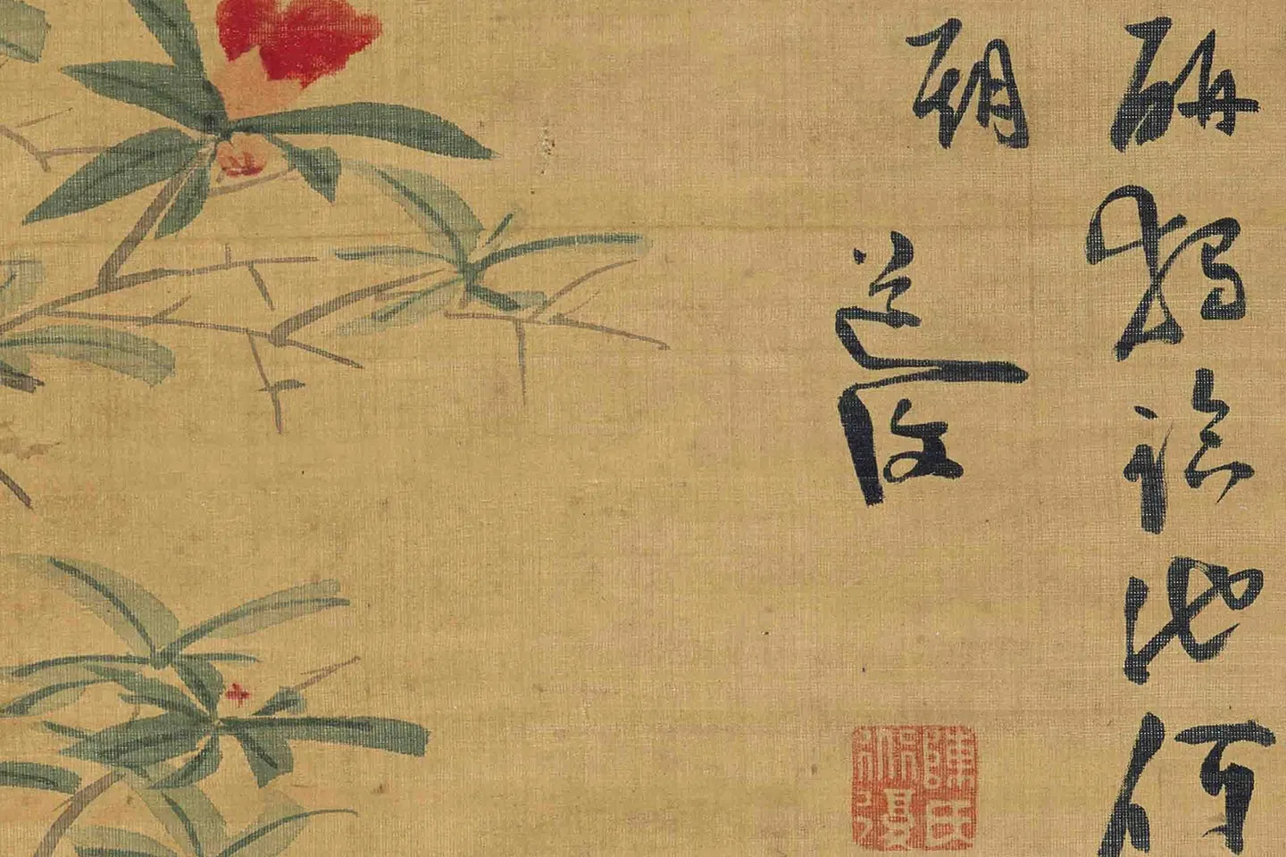 御筆 花卉圖 皇帝的移動花園－清代宮廷花卉畫_花譜考據