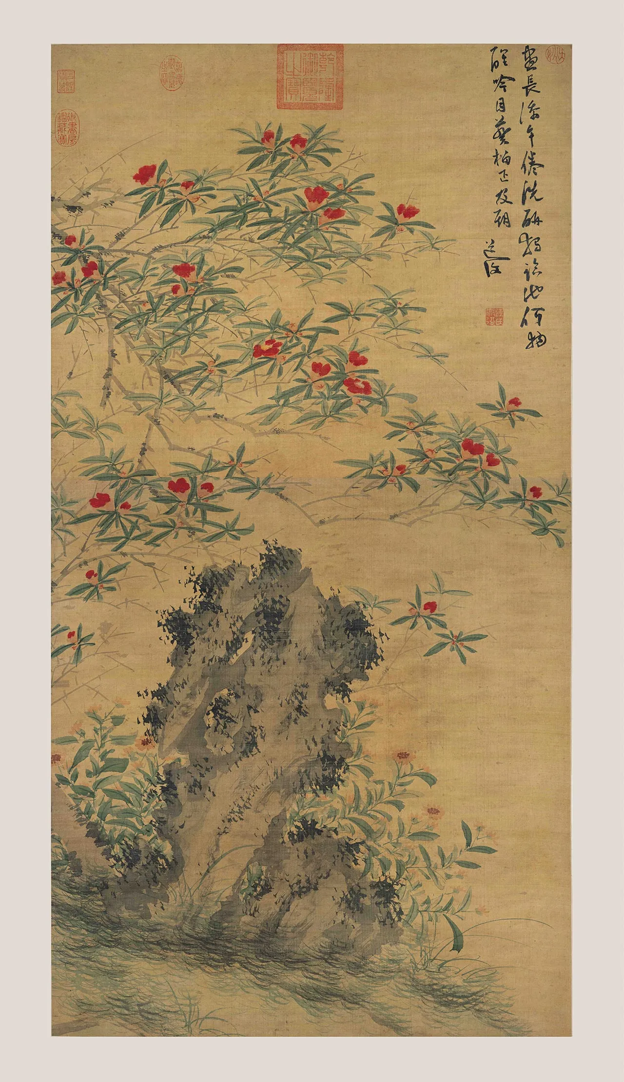 陈淳《花卉图》轴