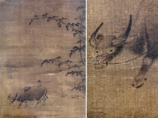 国画“牛”的作品高清大图下载- 集古作网